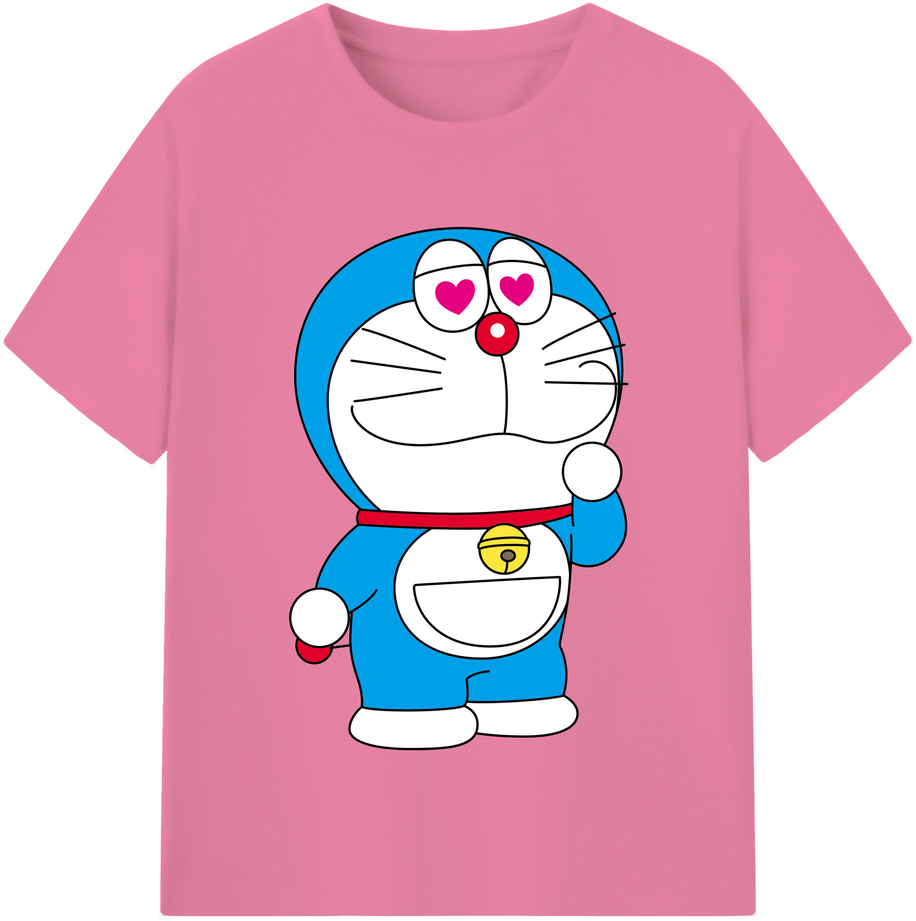 （画像用） ドラえもん Doraemon 綿100％半袖Tシャツ（フロントプリント）